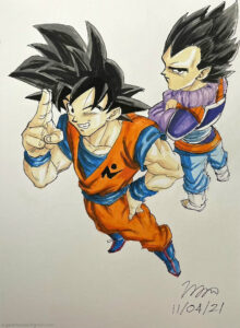 Goku & Vegeta (Coloring)